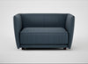 Valley Loveseat Old England Leather Blue