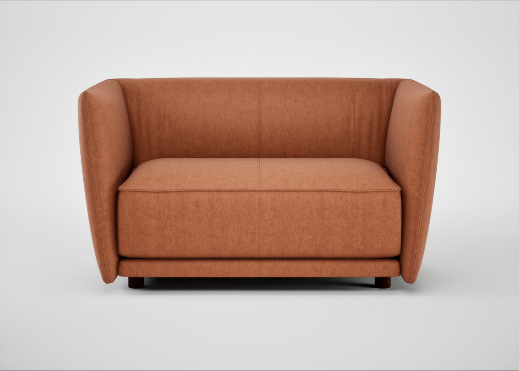Valley Loveseat Old England Leather Cognac
