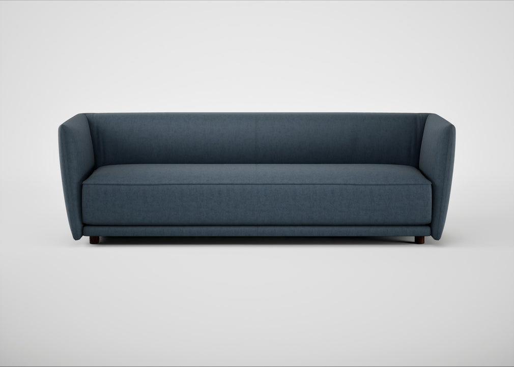 Valley 4 Seater Sofa Old England Leather Blue