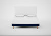 Shallow Divan Bed Base Super King / Smart Velvet Dusk / Light Stem