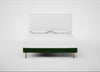 Shallow Divan Bed Base Super King / Smart Velvet Forest / Light Stem