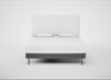 Shallow Divan Bed Base Super King / Smart Velvet Mercury / Light Stem