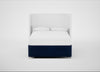Deep Divan Bed Base Double / None / Smart Luxe Velvet Midnight