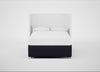 Deep Divan Bed Base Double / None / Boucle Indigo