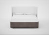 Deep Divan Bed Base Super King / None / Smart Luxe Velvet Mushroom