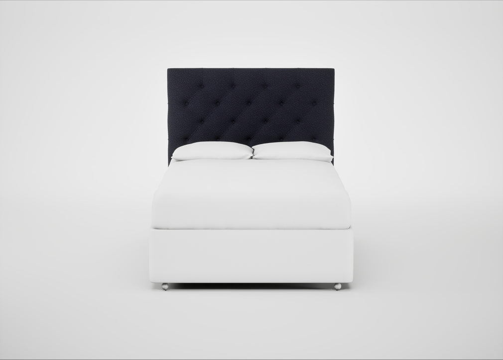 Balmoral Headboard Double / Boucle Indigo