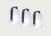 Balad LED Set of 3 Small Outdoor Table Lamps