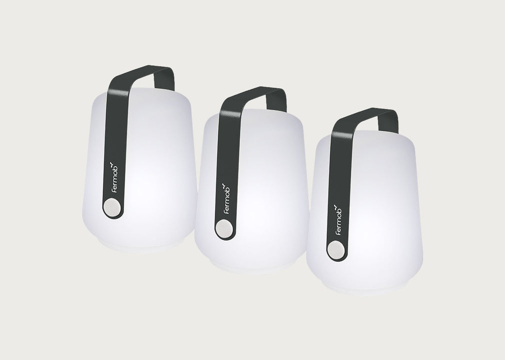 Balad LED Set of 3 Small Outdoor Table Lamps