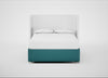 Deep Divan Bed Base King / 2 Footend / Brushed Cotton Cadet