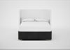 Deep Divan Bed Base King / 2 Footend / Smart Luxe Velvet Nickel