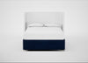 Deep Divan Bed Base King / 2 Footend / Smart Luxe Velvet Midnight