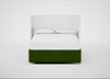 Deep Divan Bed Base King / 2 Footend / Smart Luxe Velvet Grass