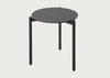 Undique Side Table Black Terrazzo Top Black Base