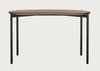 Lunat Desk Walnut Top Black Base