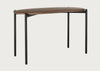 Lunat Desk Walnut Top Black Base
