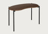 Lunat Desk Walnut Top Black Base