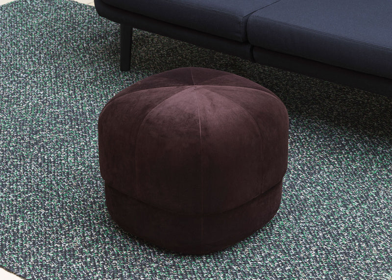 Circus Pouf Large Velour Coffee