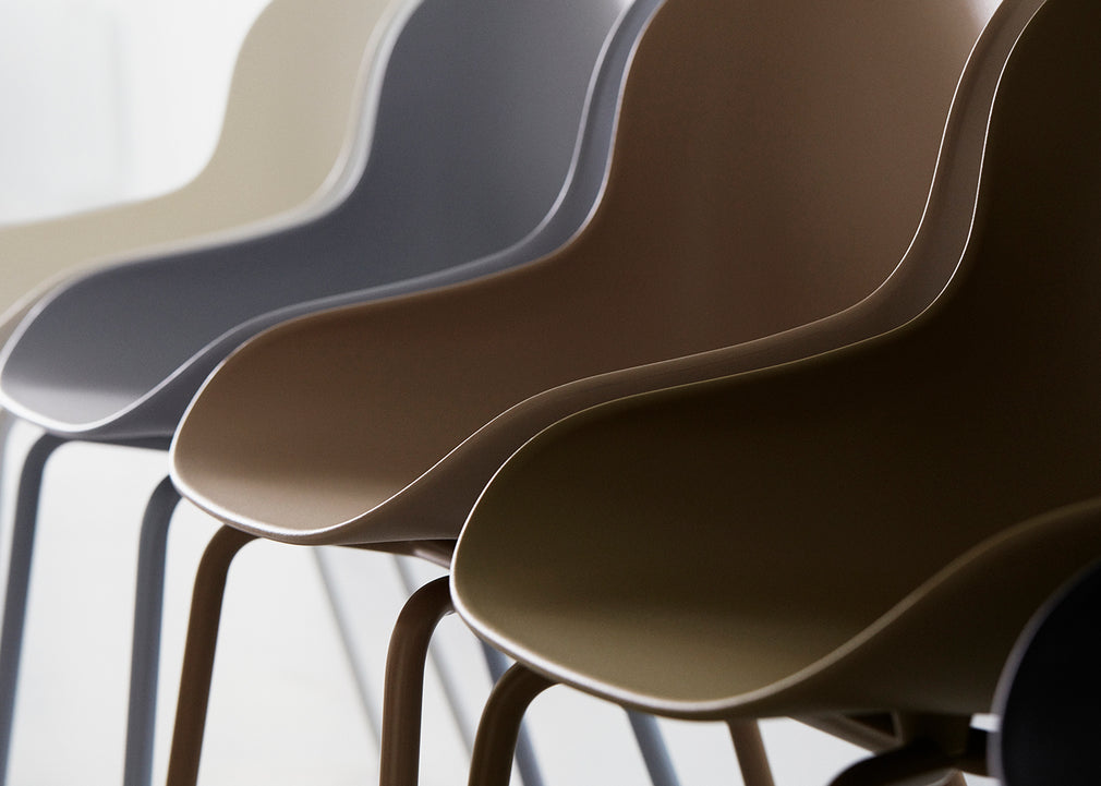 Hyg Chair Grey Shell Oak Legs