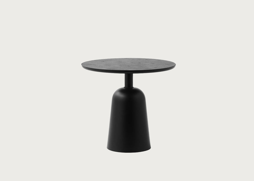 Turn Side Table Black Top