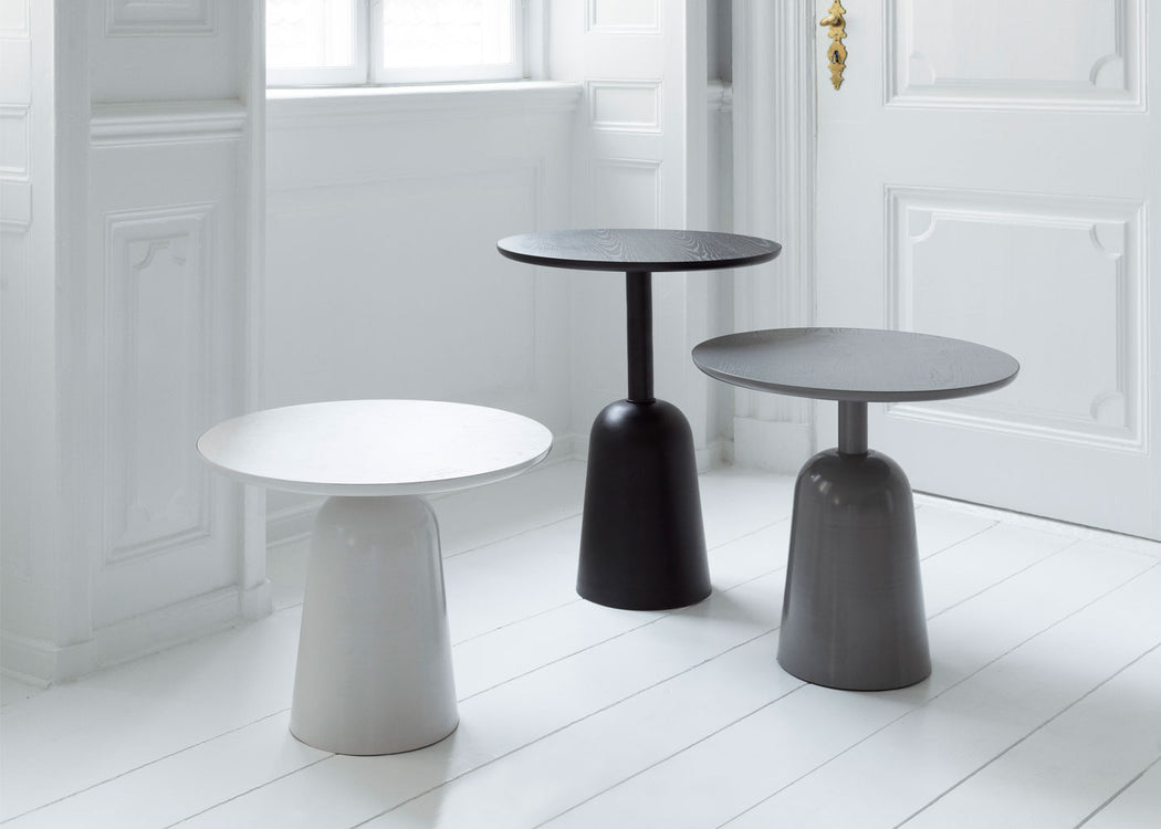 Turn Side Table Black Top