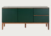 Lars Sideboard Green/Walnut
