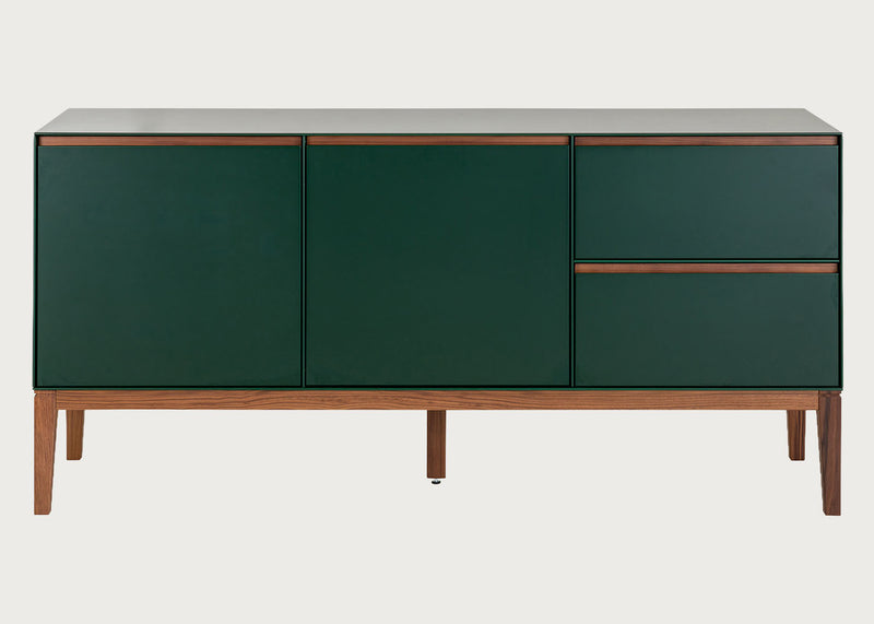 Lars Sideboard Green/Walnut