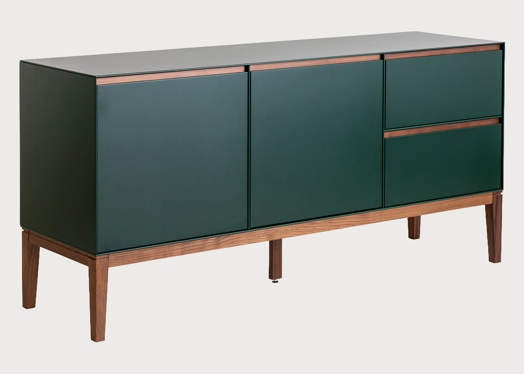 Lars Sideboard Green/Walnut