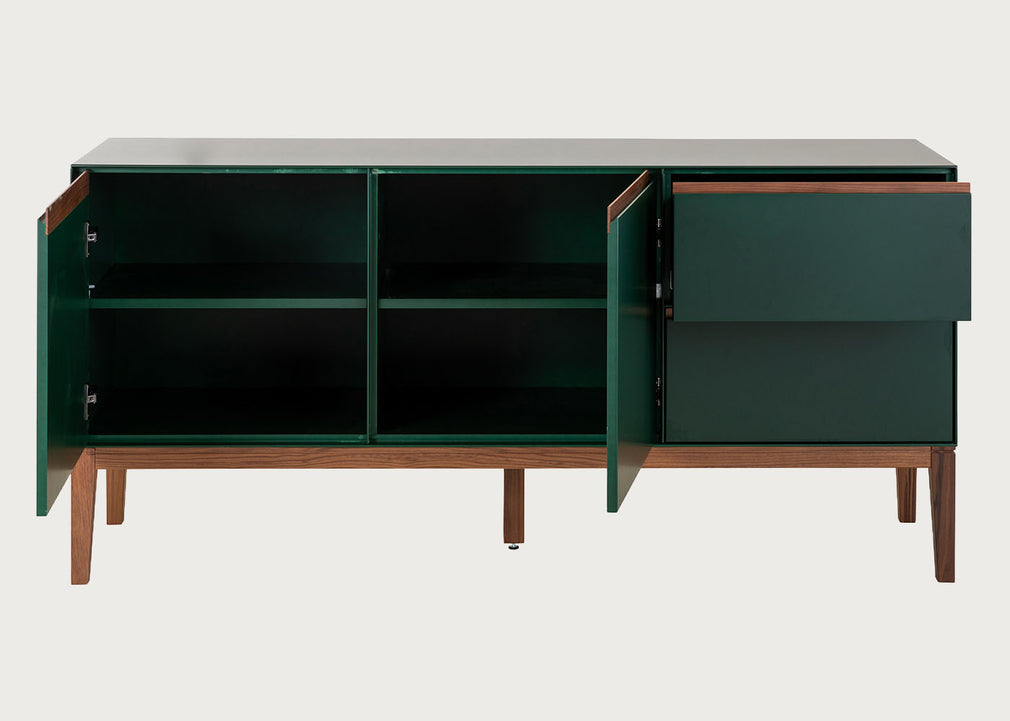 Lars Sideboard Green/Walnut