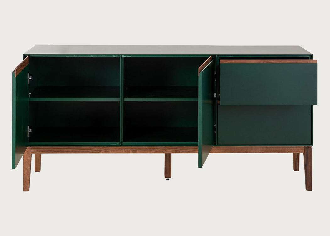 Lars Sideboard Green/Walnut
