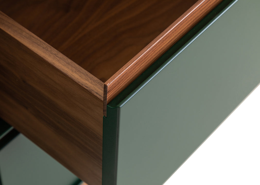 Lars Sideboard Green/Walnut