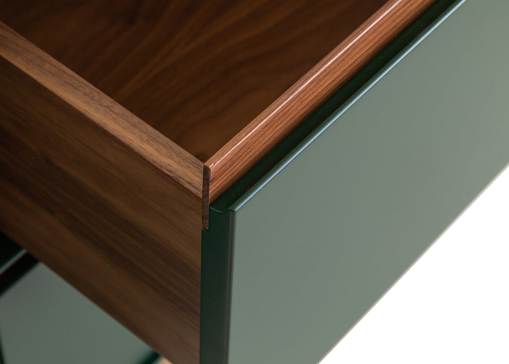 Lars Sideboard Green/Walnut