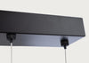 Saber LED Long Chandelier Black