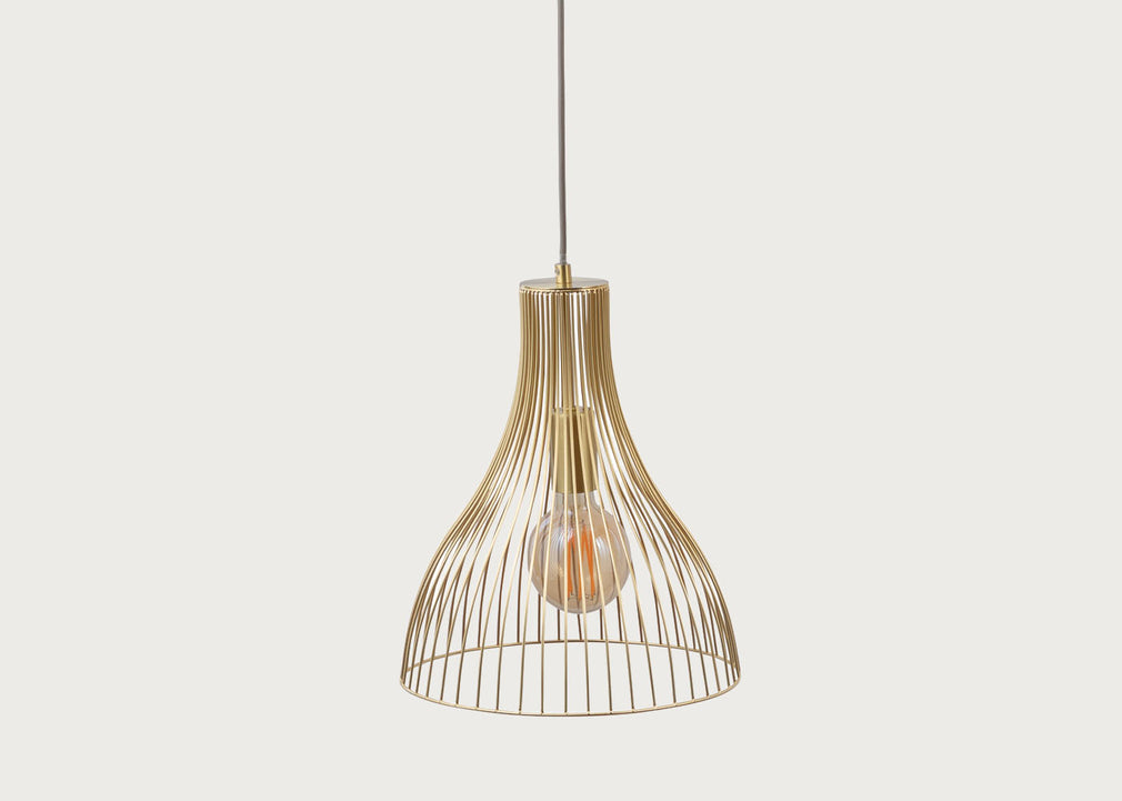 Makiko Pendant Light Satin Brass