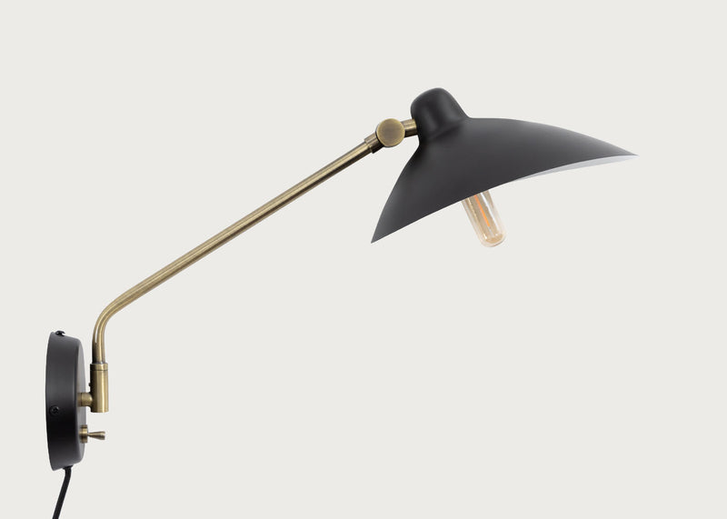 Milton Swing Arm Wall Light