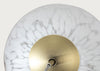Speckled Glass Pendant Light White