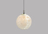Speckled Glass Pendant Light White