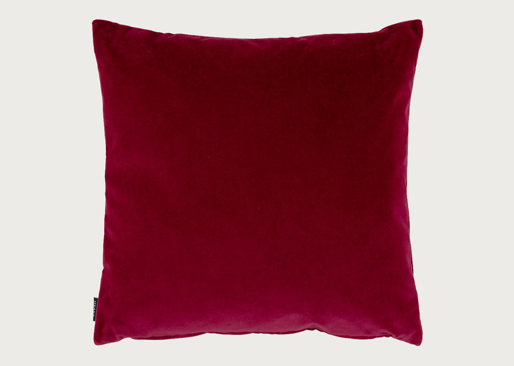 Velvet Cushion Claret