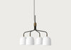 Howard Chandelier 4 Short Arm Bone China
