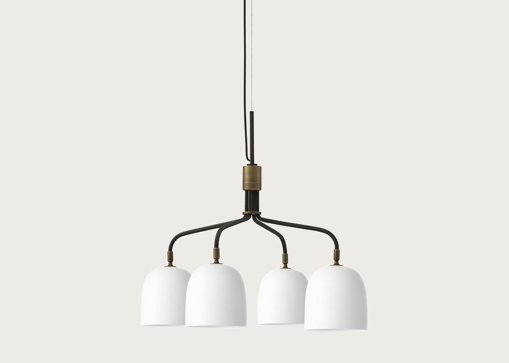Howard Chandelier 4 Short Arm Bone China