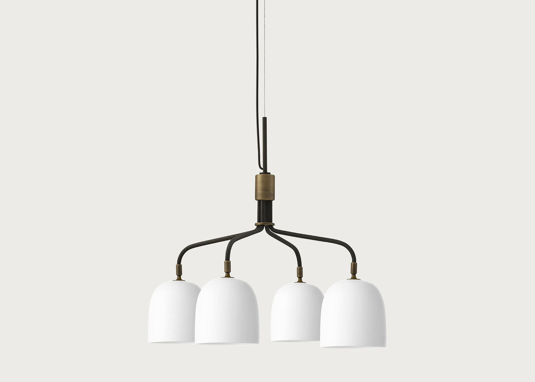 Howard Chandelier 4 Short Arm Bone China