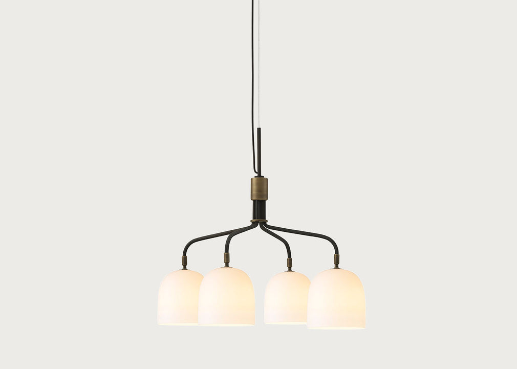 Howard Chandelier 4 Short Arm Bone China