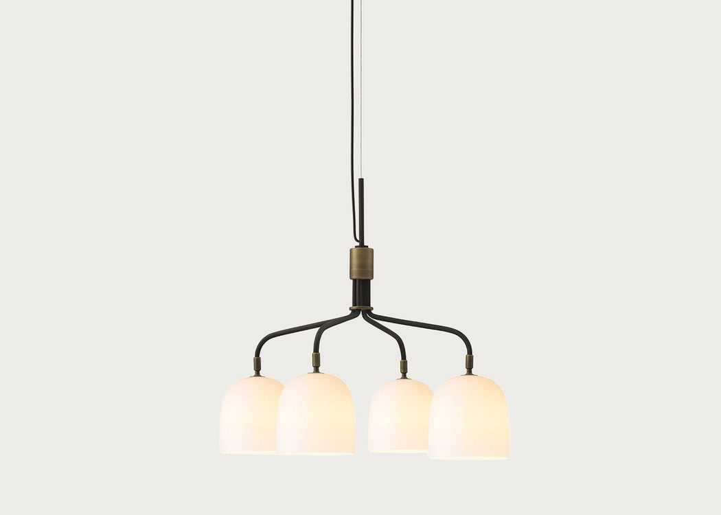 Howard Chandelier 4 Short Arm Bone China