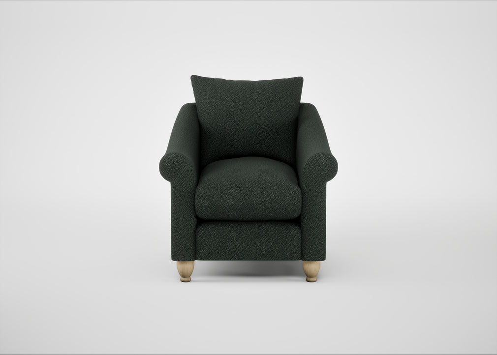 Devon Armchair Boucle Fern / Natural