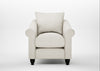 Devon Armchair Chunky Boucle Ecru / Black