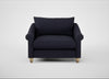 Devon Loveseat Boucle Indigo / Natural