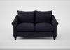 Devon 2 Seater Sofa Boucle Indigo / Black