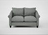 Devon 2 Seater Sofa Boucle Steel / Black