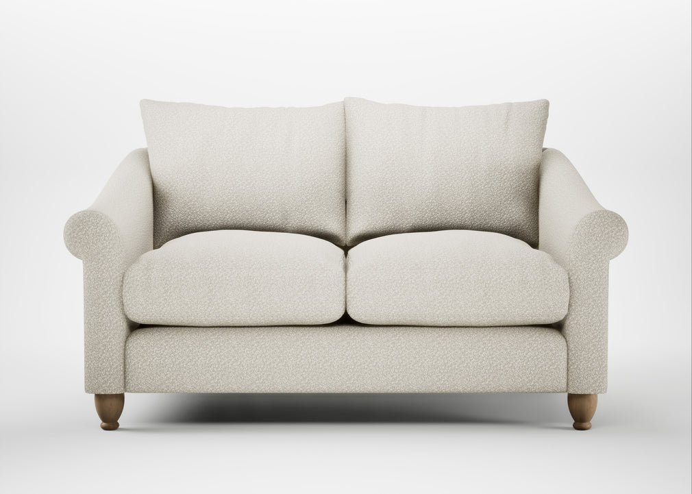 Devon 2 Seater Sofa Chunky Boucle Ecru / Natural