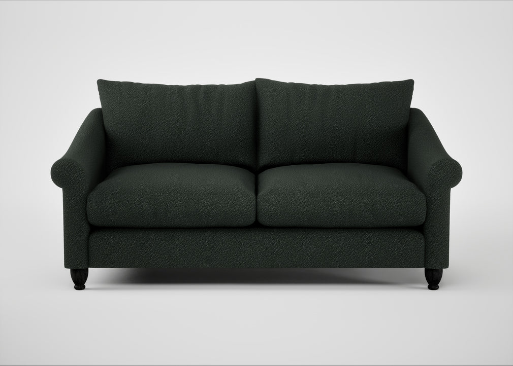 Devon 3 Seater Sofa Boucle Fern / Black