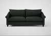 Devon 4 Seater Sofa Boucle Fern / Walnut Stained